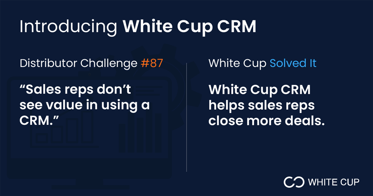 Introducing White Cup CRM We Solved It