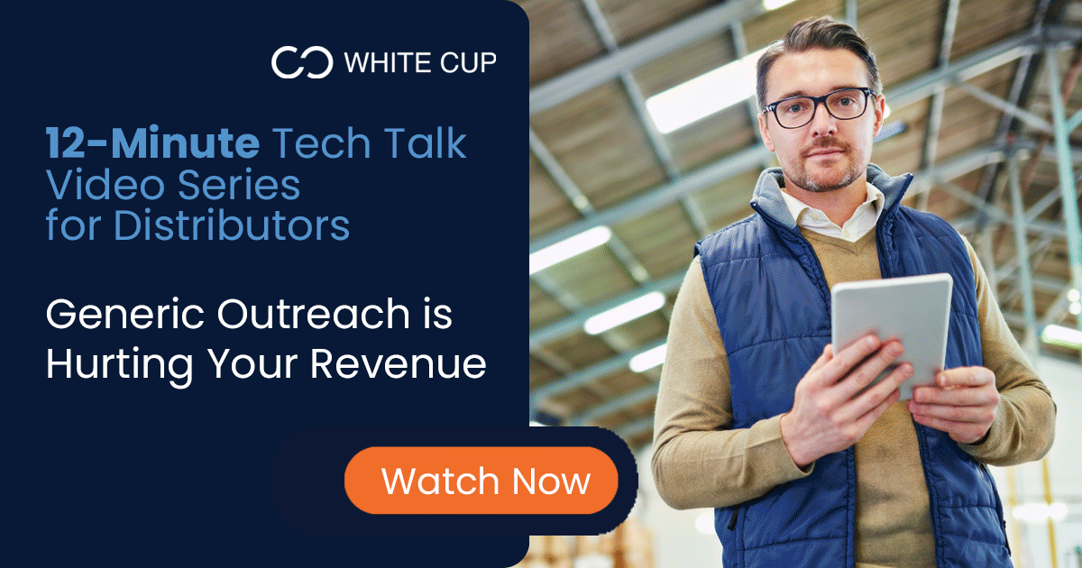 12Minute Tech Talk for Distributors White Cup