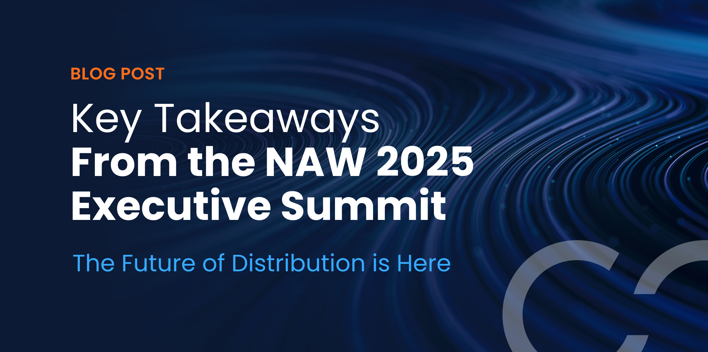 The Future Of Distribution White Cup